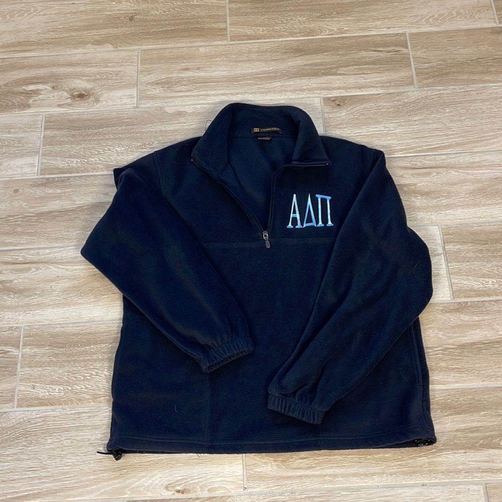 ADPI Navy quarter zip fleece